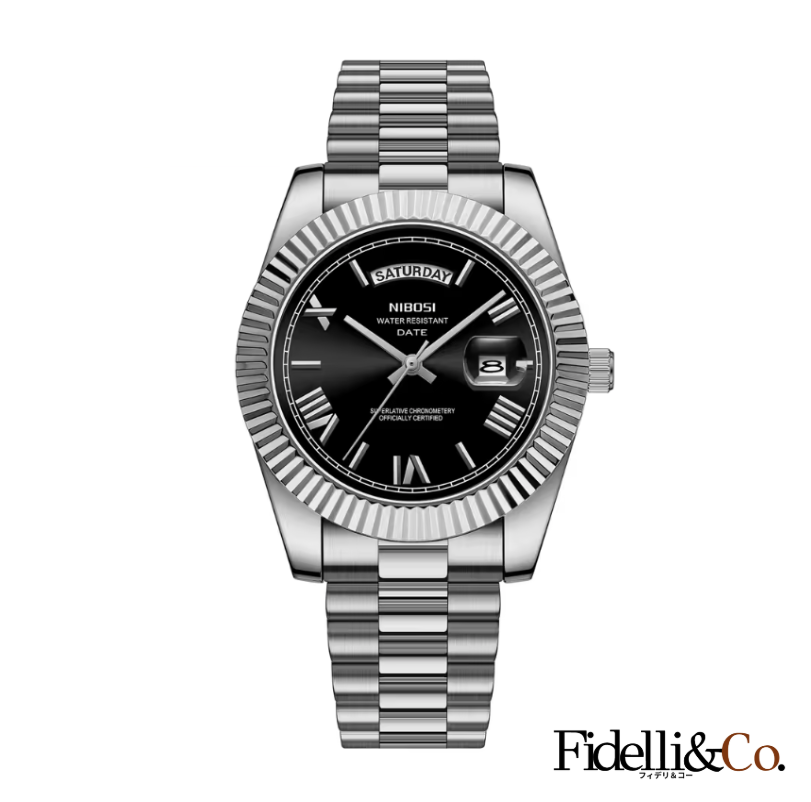 Fidelli The Date™｜期間限定 1本購入でもう1本無料 ｜ 洗練された大人の腕時計