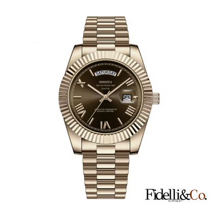 Fidelli The Date™｜期間限定 1本購入でもう1本無料 ｜ 洗練された大人の腕時計
