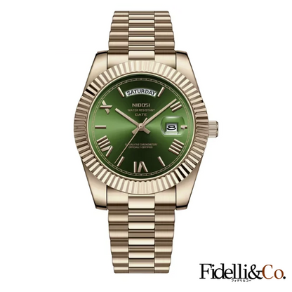 Fidelli The Date™｜期間限定 1本購入でもう1本無料 ｜ 洗練された大人の腕時計