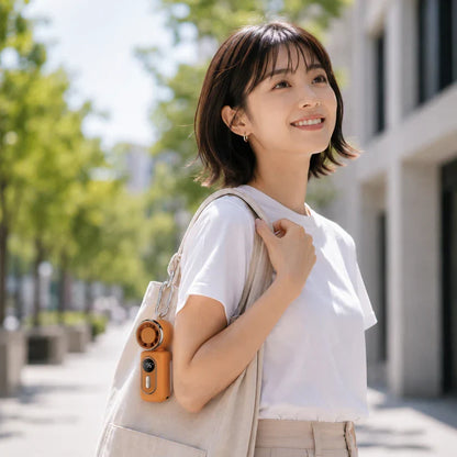 FIDEFAN™【売上No.1】5段階送風ハンディファン | 180°回転・超強風モデル