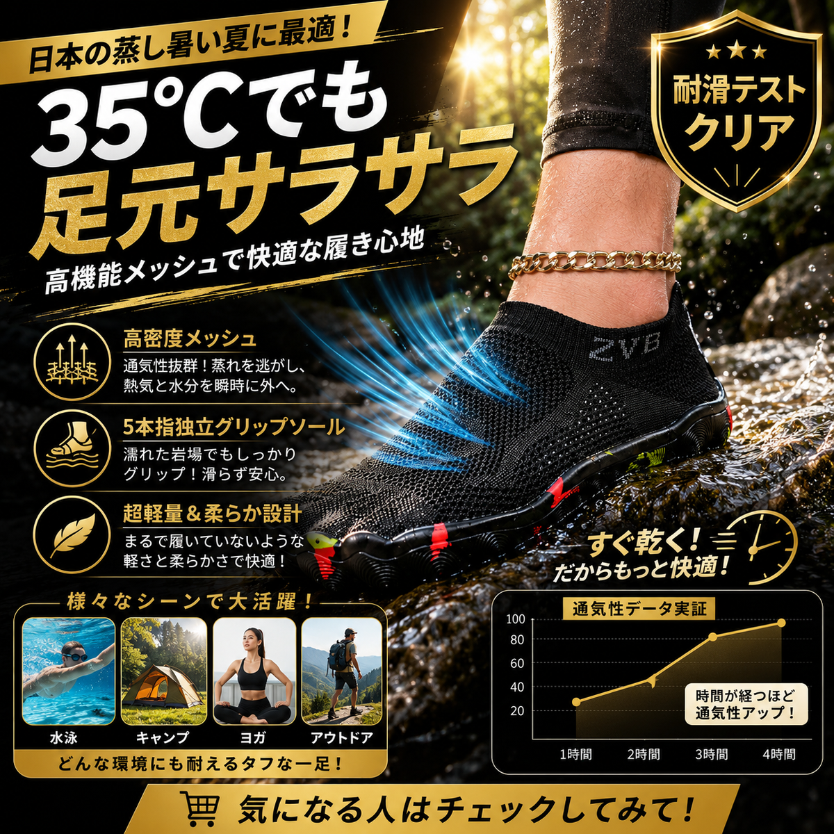 Fidelli BareStep™ 軽さが変える、一日の快適さ。